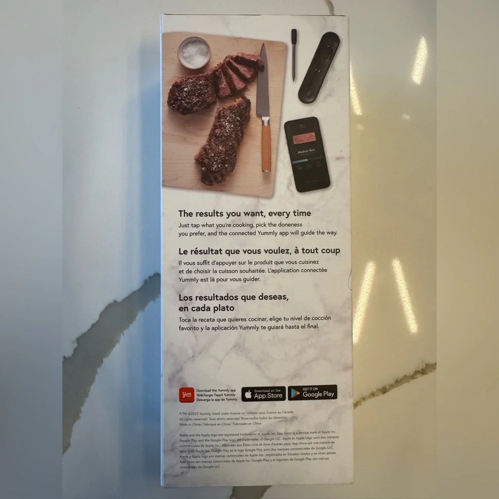 Yummly Smart Meat Thermometer | NEW Open Box - Wireless Bluetooth Probe